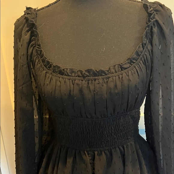 Urban Outfitters Urban Outfitters Black Romper Black Mini Size SP - Picture 4 of 7